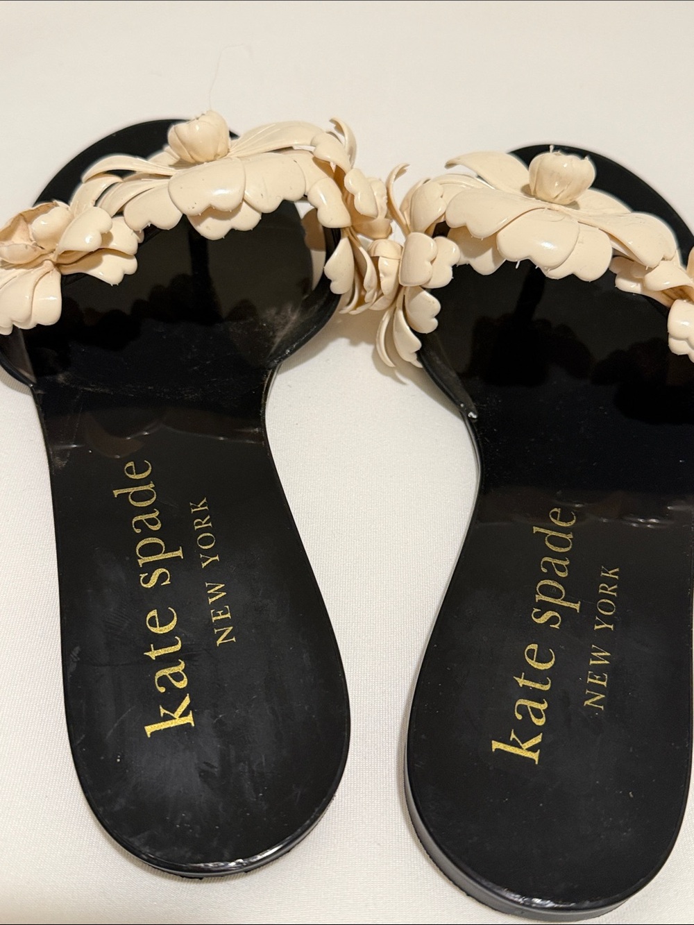 Kate Spade New York Women's Jaylee Flip flops Flat Sandals Black , Size 10 - Picture 4 of 9